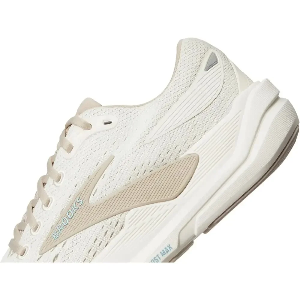 Brooks Ghost Max 3 Women Running Shoes Coconut/grey/blue Size: 11.5 Extra Wide